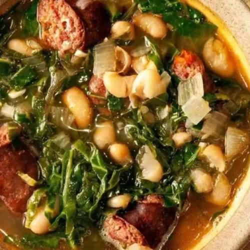 Portuguese Kale Soup with Beef